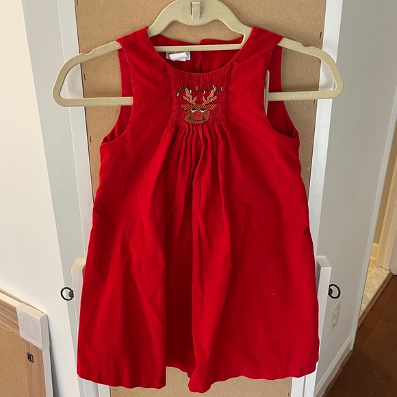 Vive La Fete Smocked Christmas Dress 6 - Picture 1 of 5